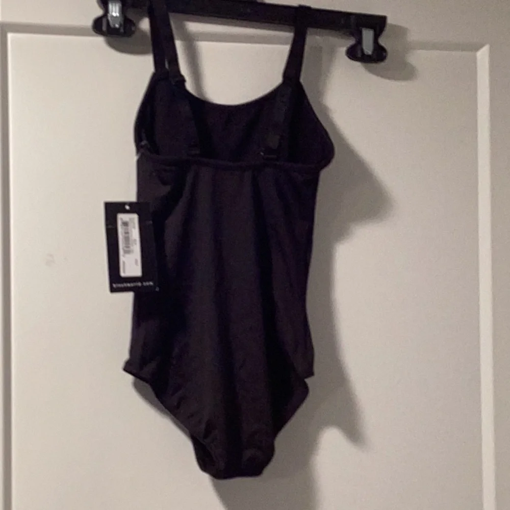 NWT Bloch For‎ Dancers Size 6X/7 Girls Nylon Adjustable Strap Leopard Black